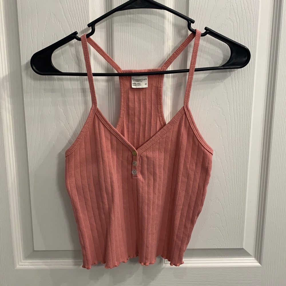 Cute pink crop top